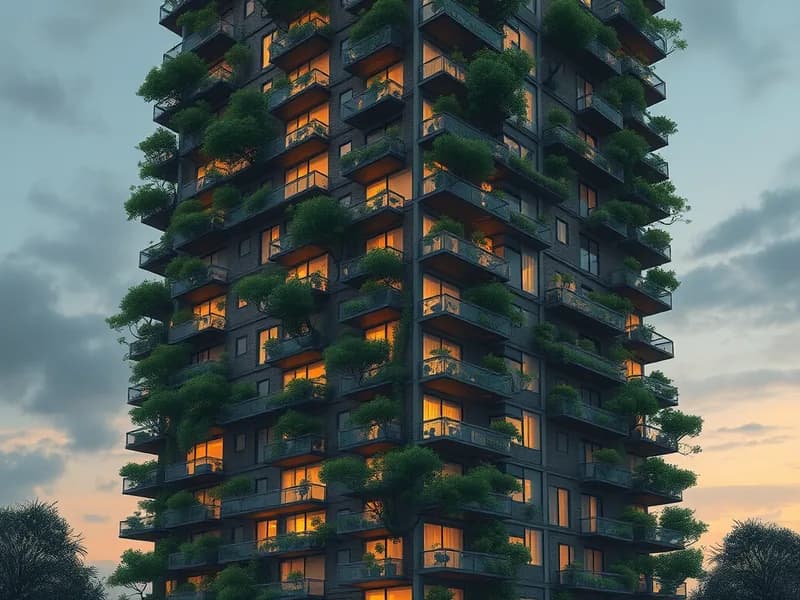 AI Designs Futuristic Skyscrapers That Double as Vertical Forests