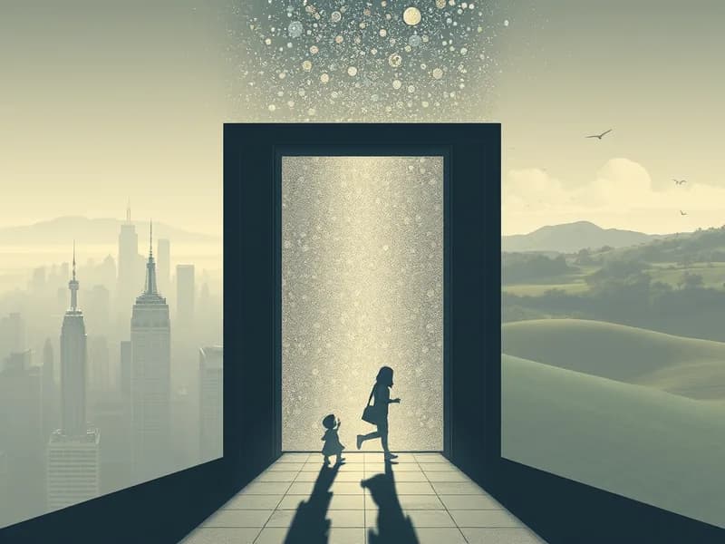 AI and Teleportation: A Thought Experiment on the Future of Work and Life