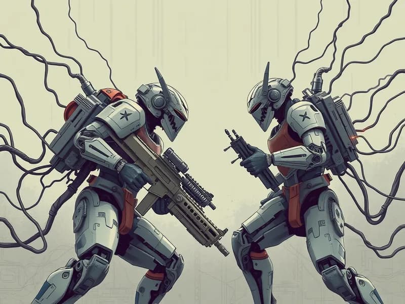 LLM-Driven Evolution in Core War: A Digital Red Queen Arms Race
