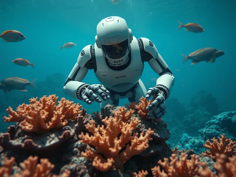 AI-Guided Robot Helps Restore Coral on the Great Barrier Reef