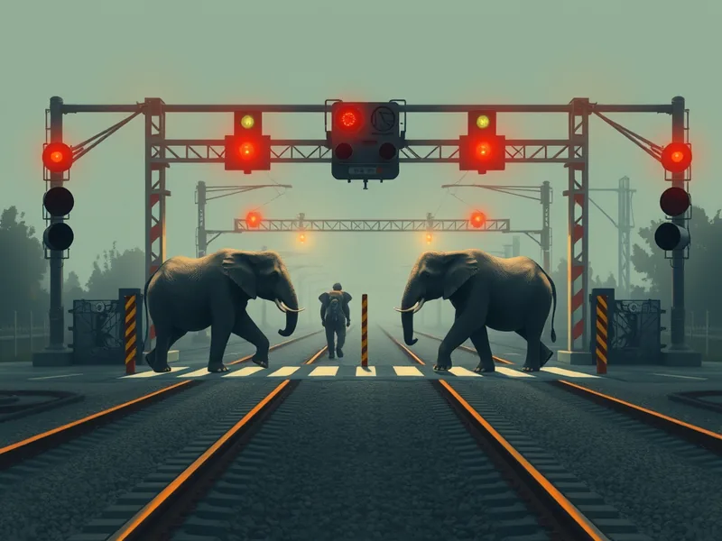 AI Safety System Halts Train to Prevent Elephant Crossing Tragedy