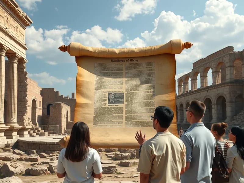 AI and Student Ingenuity Unveil Ancient Book Title from Vesuvius-Buried Library