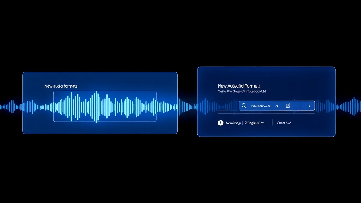 Google Expands NotebookLM with New Audio Formats and Voice Options
