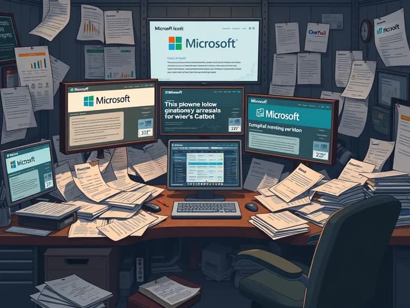 Microsoft's AI Chatbot Faces User Frustration and Market Challenges